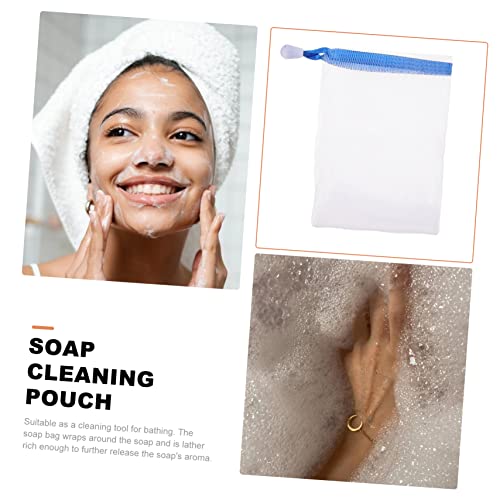 20pcs Foaming Soap Pouches Mesh Bath Exfoliating Nets