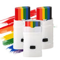 Rainbow Face Paint Stick Set - 3pc Pride Makeup for Festivals