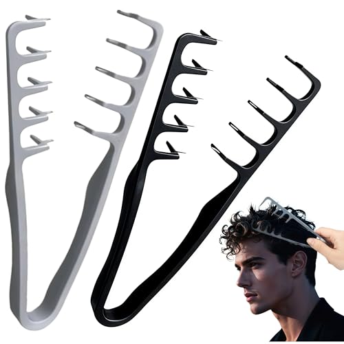 Volumizing Wide Tooth Comb Set for Men & Women - Root Lifter & Styling Tool