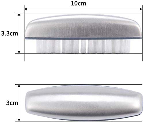 Stainless Steel Hand & Nail Brush Cleaner for Odor Removal