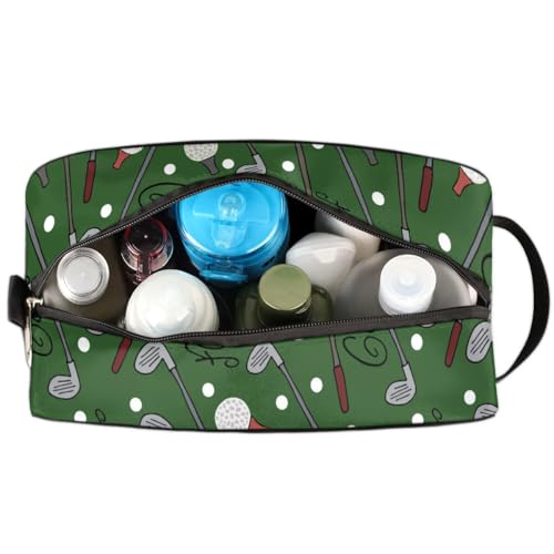 Golf Ball Travel Toiletry Bag for Boys Men - Hanging Wash Bag for Kids - Waterproof Shaving Bag Bathroom Bags for Toiletries Accessories