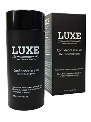 LUXE Hair Building Fibers Dark Brown - Thickening Fibers