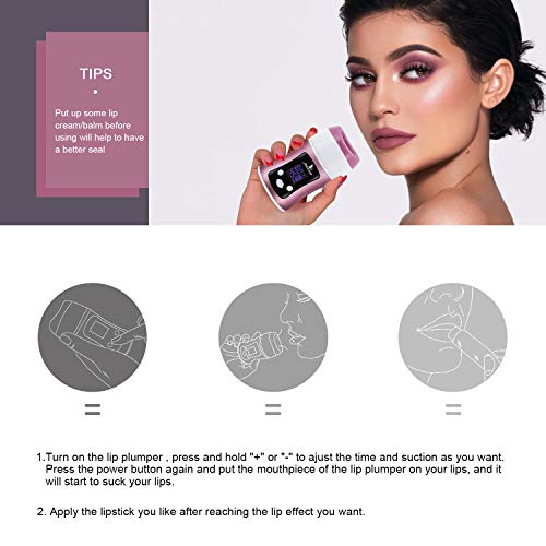 MEXITOP Lip Plumper - Automatic Suction with Digital Control