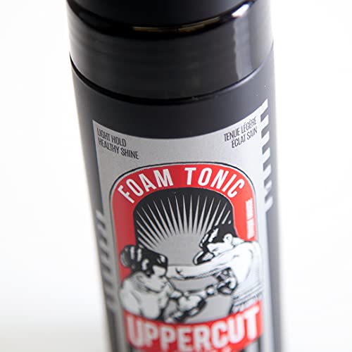 UPPERCUT DELUXE Foam Tonic - Light Hold Hair Mousse for Men, 5 oz