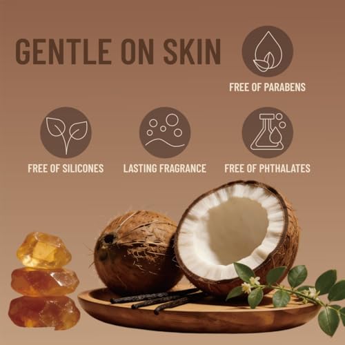 Coconut Vanilla Body Spray for Women | Paraben-Free, 3.38 fl oz