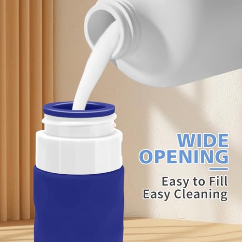 Silevoler Travel Bottles - 4 Pack TSA Approved 3oz Leak-Proof Silicone Containers