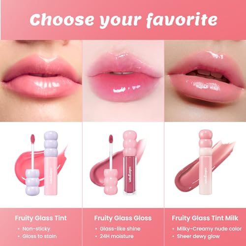 COLORGRAM Fruity Glass Tint Milk 07 Plop Fig Lip Stain