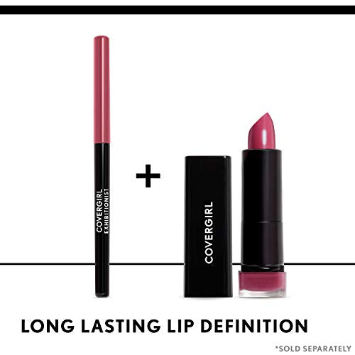 COVERGIRL Exhibitionist Lipstick Cream, Yummy Pink 380, Lipstick Tube 0.123 OZ (3.5 g)