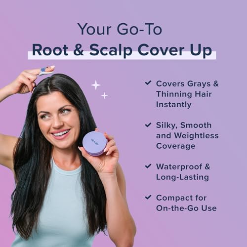 Truhair Root & Scalp Cover Up Powder Compact - Red, 0.35 Oz