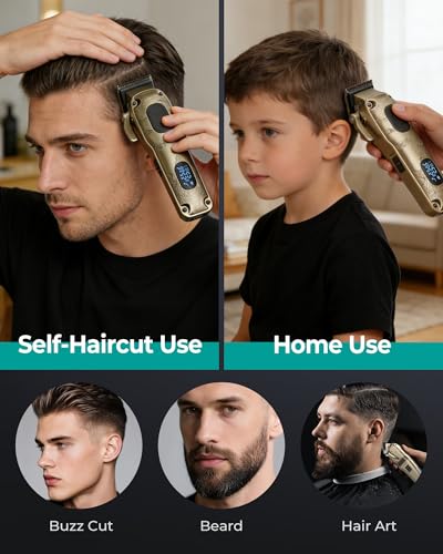 VGRPRO Professional Hair Clipper Kit Cordless Barber Set