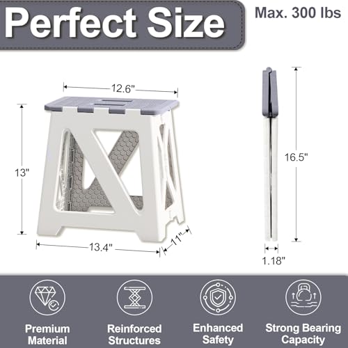 Folding Shower Stool for Shaving Legs | Waterproof