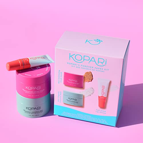 Kopari Forever Faves Bundle - Coconut Melt, Scrub & Lip Gloss