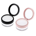 Loose Powder Container 20ml with Puff & Mirror - 2 Pack