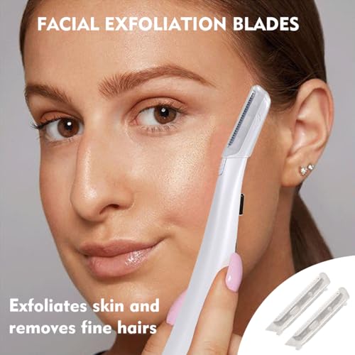 6 Pack Dermaplane Replacement Heads for Flawless Glo