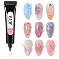 GAOY Clear 3D Nail Art Sculpting Gel - No Wipe Rhinestone Glue, 15g