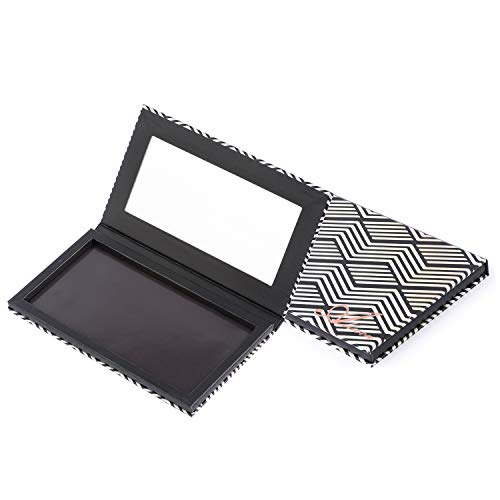 Allwon Magnetic Makeup Palette Black with Mirror & 20 Metal Stickers
