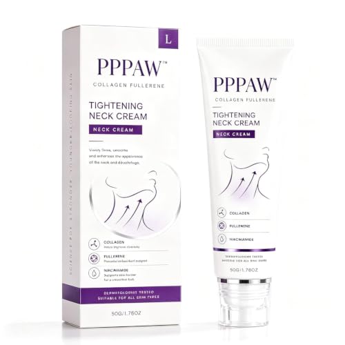 MACEG Lumé Neck Firming Cream with 5-Roller Applicator - Anti-Aging Collagen Lift