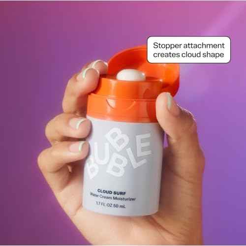 Bubble Skincare Cloud Surf Water Cream Travel Size Face Moisturizer - Hydrating & Mattifying Moisturizer to Help Rebalance Oils & Minimize Pores with Celery Seed Extract (30ml)