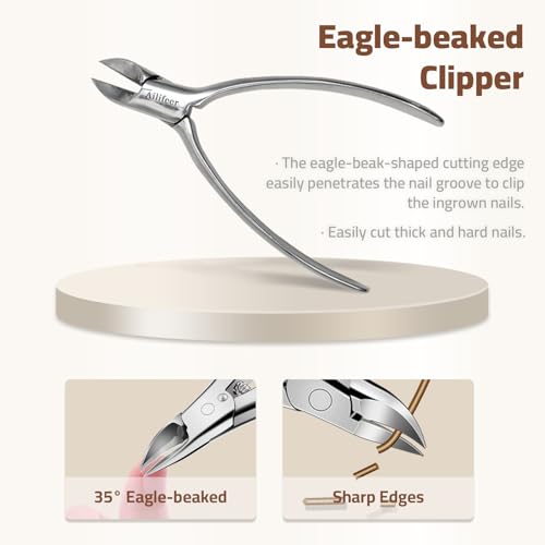 Manicure Kit, 9-in-1 Stainless Steel Professional large Nail Cutters and nail clippers Set, Includes Nail File, Cuticle Trimmer, with Portable Travel Case kit,Gifts For Women Men