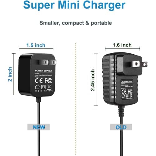 replacement HQ840 AC/DC adaptor compatible with Philips Norelco MG3750 MG3750/50 MG3750/10 MG3750/60 MG3760 MG3760/50 Series 3000 Trimmer Replacement Philips.