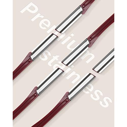 MoHern Multipurpose Eyebrow & Face Razor - 20 Pcs Dermaplane Razor, Face Shaver for Women and Men (Red)