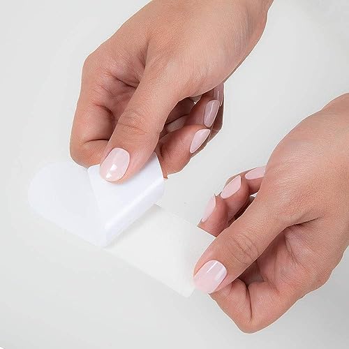 ForPro Pedicure File Refill Pads - 180 Grit White, 1.25" x 4" (50-Count)