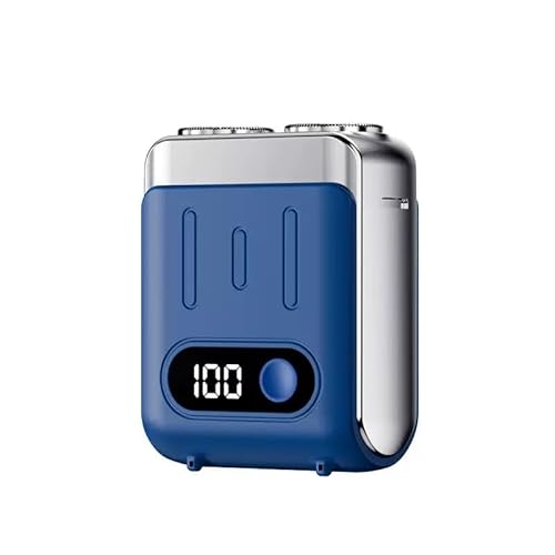 Mini Electric Shaver for Men: USB C Fast Charge Portable Electric Razor with LED Display - IPX8 Waterproof Wet and Dry Travel Small Shavers Dual Head Pocket Shaver for Beard Face
