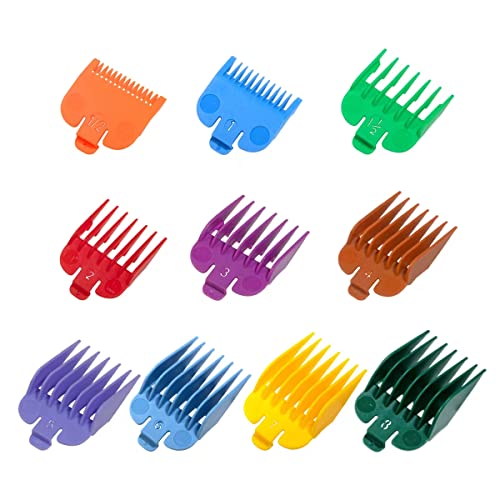 Wahl Clipper Guards Set 10-Piece Color Coded 1/16" to 1"