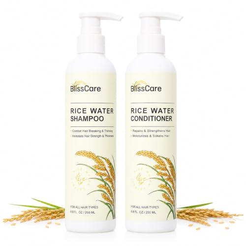Rice Water Shampoo & Conditioner Set | Strengthen Hair