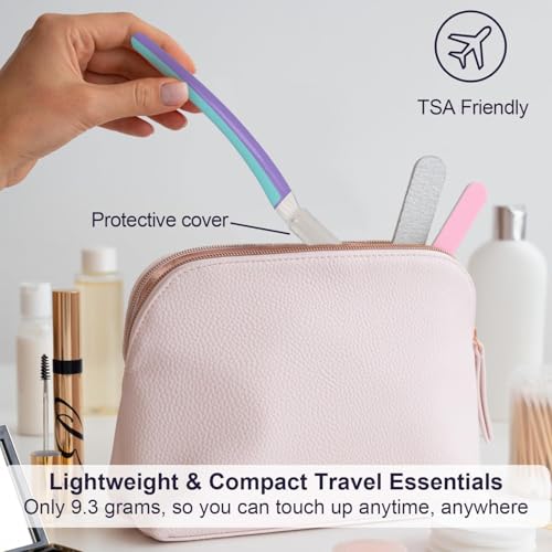Dermaplane Razor, Face Razors for Women, Dermaplaning Tool, 1 Reusable Handle with 19 Microblades for Face, Gentle Exfoliation & Facial Peach Fuzz Removal for Smoother Skin, Wisteria