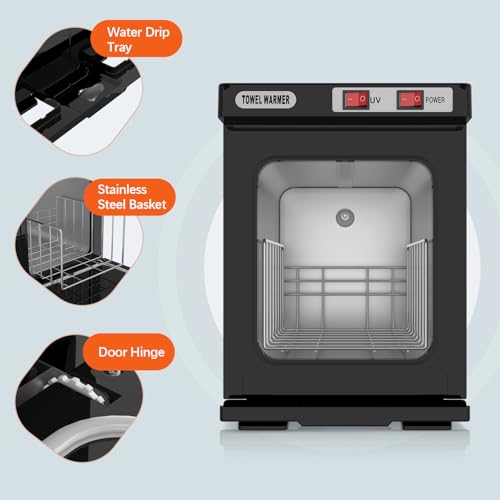 5L Towel Warmer Cabinet with Stainless Steel Rack