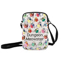 JXGZSO Dungeon Meowster Cosmetic Bag Dungeons and Cat Lover Gift Funny DND Gamer Gift (Dungeon moewster Crossbody)