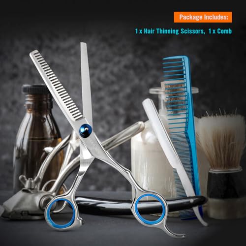 COOLALA Professional Hair Thinning Scissors 6.5" Stainless Steel