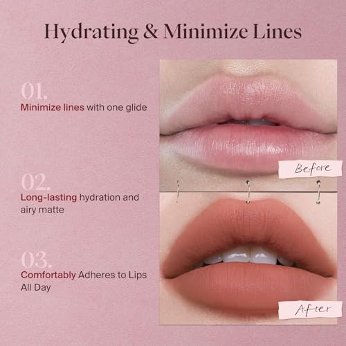 Joocyee Velvet Matte Lipstick Pencil - High Pigment Red Brown