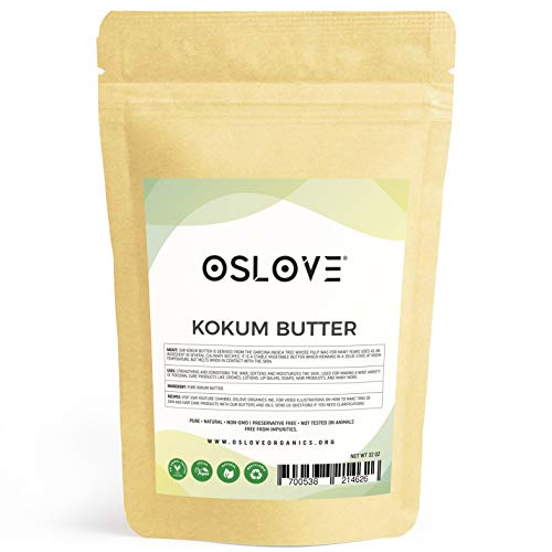 Kokum Butter 2 LB Pure, Natural, Fresh, Thickener for Body Butters, Sunscreens, Soaps, Deodorants, lip balm & Lotions.