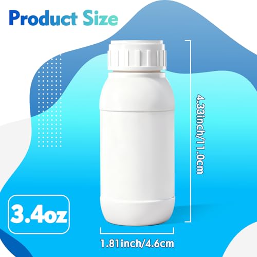 4-Pack TSA-Compliant 3.4oz Travel Bottles - BPA-Free & Leak-Proof