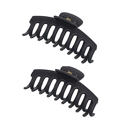 2 Pack Large Hair Claw Clips 4 Inch Nonslip Strong Hold