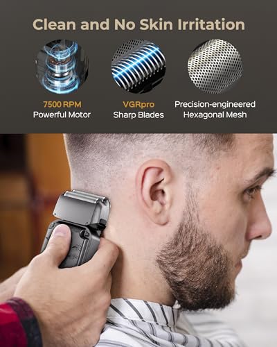 VGRPRO Professional Hair Clipper & Trimmer Set for Men