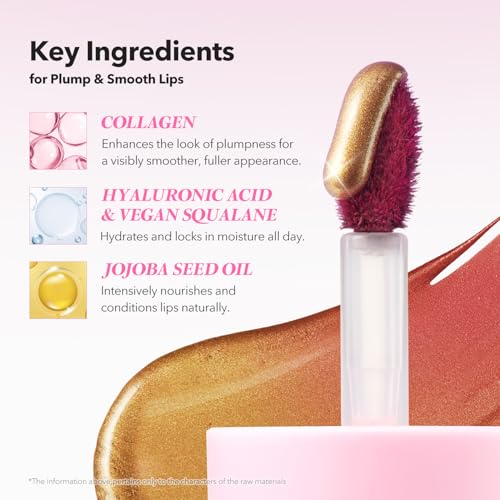 APRILSKIN Hero All Day Plumping Lip Stain | 24H Long-Lasting | Quick Visible Plumping for Fuller-Looking Lips | Smudge-Proof & Transfer Proof Wipe-Off Tint | Natural Rose | 0.14oz