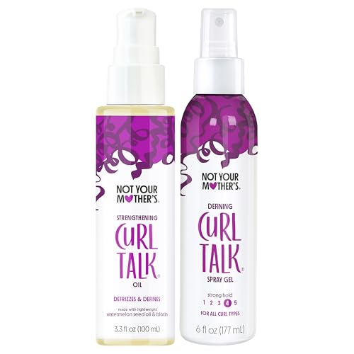 Not Your Mother's Curl Talk 2-Pack - Spray Gel & Strengthening Oil