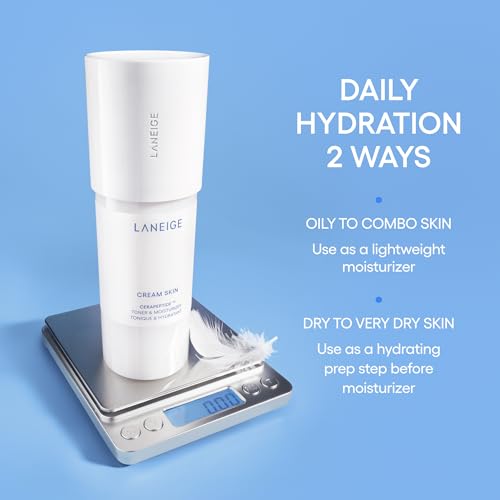 LANEIGE Cream Skin Toner & Moisturizer | Refillable Milky Toner