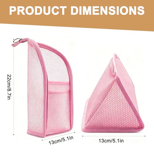 Standing Toiletry Bag with Hooks - Waterproof Travel Organizer