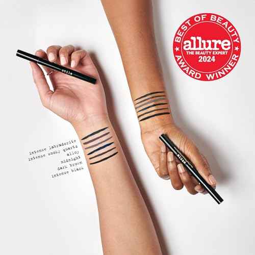 stila Waterproof Liquid Eye Liner, Stay All Day Makeup with Fine Brush Tip Lasting Satin Finish, Smudge-Proof & Transfer-Resistant