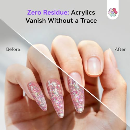 SAVILAND Acrylic Nail Remover Kit - Fast Removal with Cuticle Oil
