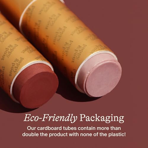Poppy & Pout Donna Lip Tint | Natural Plum Shade, Beeswax & Vitamin E