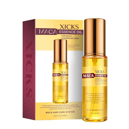 Maca Essence Argan Hair Oil Leave-In Repair Serum 1.69oz