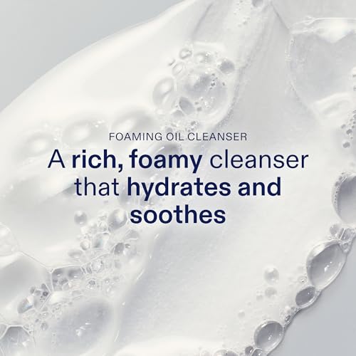 Skinfix Nourishing Cleanse + Moisturize Set with Hyaluronic Acid - Includes Mini Foaming Oil Cleanser (2 fl oz) & Mini Triple Lipid-Peptide Cream (0.5 fl oz) - Vegan, Cruelty Free