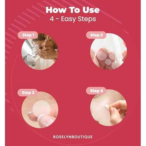 ROSELYNBOUTIQUE Pimple Patches for Face - Hydrocolloid Acne Patches For Zits Blemishes Pore Strips - Vegan Facial Skin Care Products Cruelty-Free (60 Dots)