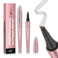 KCTAN Dark Brown Microblade Eyebrow Pen Waterproof Long-Lasting Natural Strokes