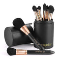 OMANIAC 12-Piece Makeup Brush Set with Travel Case